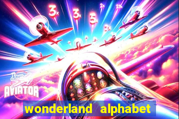 wonderland alphabet comic studio